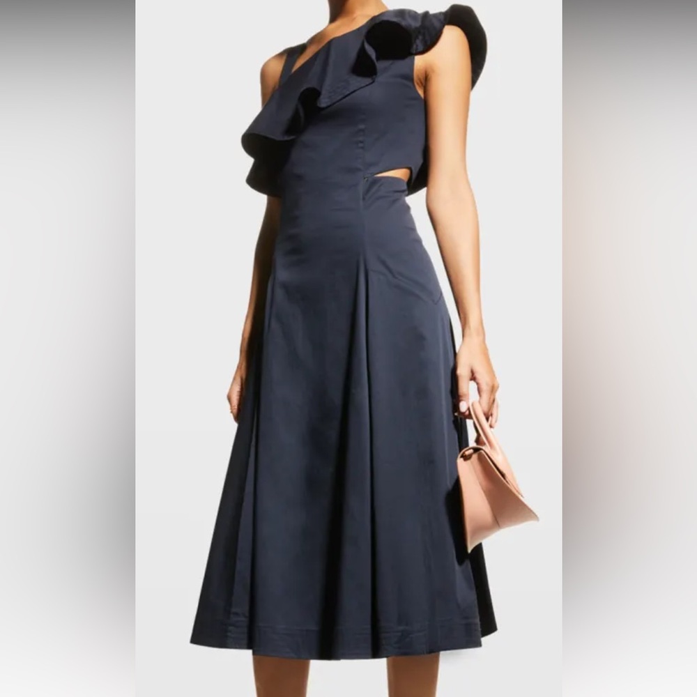NWT Veronica beard beilla Dress in navy 6 perfect wedding guest